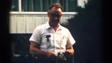 Texas USA (1963): Man Wearing White Shirt Gr Rope On Cleo Day