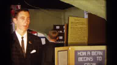 Texas USA (1963): Science Fair Project Display How Ben Begins To Grow To Fold Bird