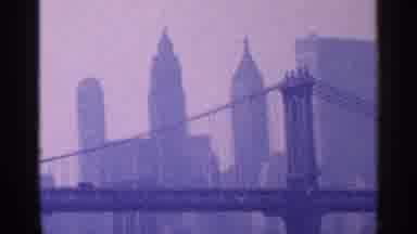 New York City (1964): Shots Of Booming City With Skyscrapers Bridges And Ships