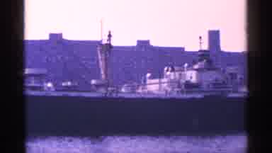 New York City (1964): Huge Ship Moves In Speedster And Wonderful Structures Round