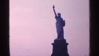 New York City (1964): View Father On Two Different Angles Of Statue Of Liberty In