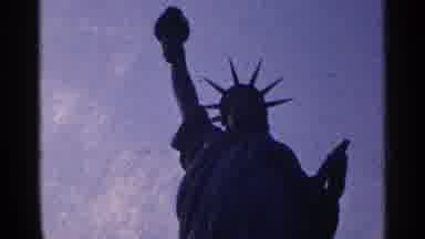 New York City (1964): Showing Statue Of Liberty On Cloudy Day Father On Different