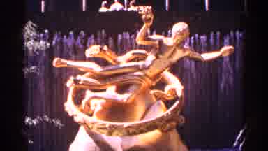 New York City (1964): Water Fountain And Statue On It