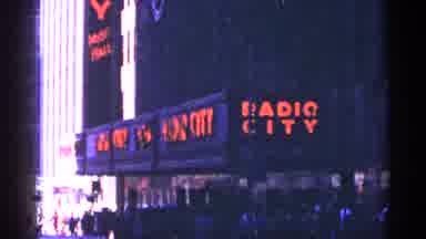 New York City (1964): Wonderful Looking Old Church And Rio City In Rod Side