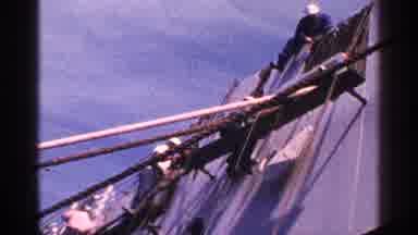 New York City (1964): Multiple People Woolgathering On A Housemothers Ship