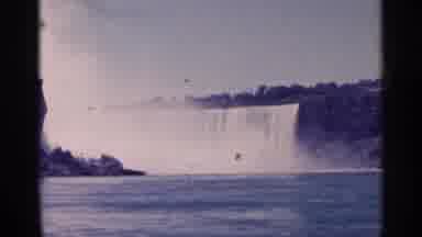 Niagra Falls Canada (1964): Bug Waterfall With Fog On Bottom And Like