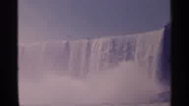 Niagra Falls Canada (1964): Huge Towering Waterfall