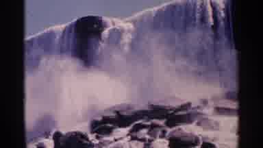 Niagra Falls Canada (1964): Inge Of Beautiful Waterfall Pouring Over Some Rocks S