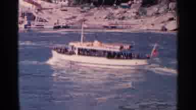 Niagra Falls Canada (1964): Mid Of Mist Boat Ride On Lower Niger River And