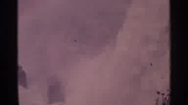 Niagra Falls Canada (1964): Very Large Cascade And Some Workers Dressed In Yellow