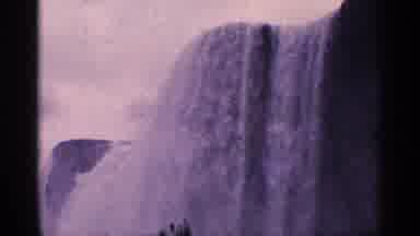 Niagra Falls Canada (1964): Amazing Big And Fast Flowing Waterfall On Massive
