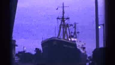 Niagra Falls Canada (1964): Ship Cl Led Bern Leonard Hamburg Stands At Dusk One