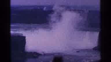 Niagra Falls Canada (1964): Landscape Of Waterfalls And Stem Mothered By Fling