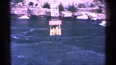 Niagra Falls Canada (1964): Inch Is Moving Above River In Grey Way And People