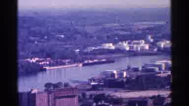 Niagra Falls Canada (1964): City By Cl River On Cleo Day