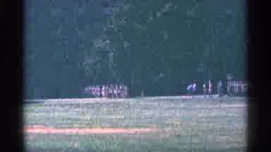 Niagra Falls Canada (1964): Bunch Of Rm Men All Marching Long Together In Air