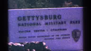 Pennsylvania (1964): Single Gettysburg Intention Military Park People Walk Through