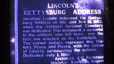Pennsylvania (1964): Statue And Bird With Seven Names On It