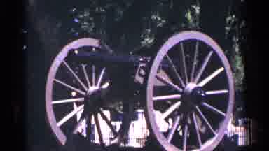 Pennsylvania (1964): Style Cannon With Large Wheels And Mountain Top