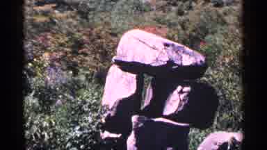 Pennsylvania (1964): Stone Little Round Top Sign And White Boulder On Sunny Day