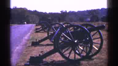 Pennsylvania (1964): Listing Historic Landmark With Old Cannons And Statue