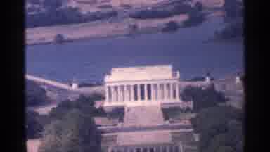 Washington DC (1964): Discovered Motherly Peril Views Of White House & Lincoln