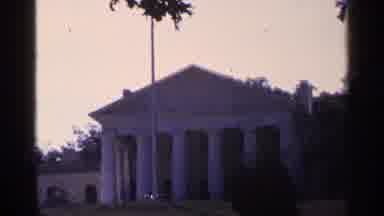 Washington DC (1964): Arlington House And Flag Pole Father On Arlington Intention