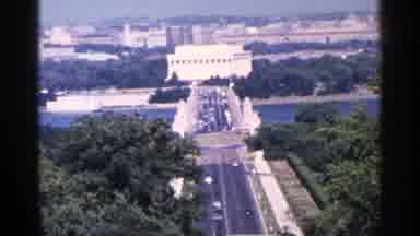 Washington DC (1964): Sky High City And Highway Surround On Outsides Are Trees