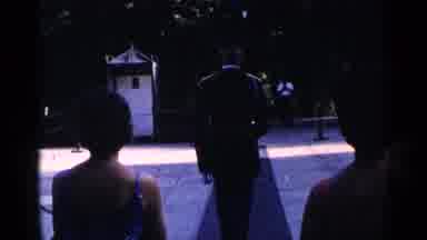 Washington DC (1964): Military Man Walks In Carpet With Grey Discipline To Show