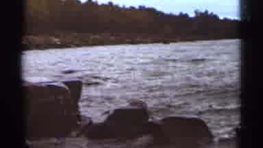 Duluth Minnesota (1965): Trees Blue Sky And Cl Like Water On Cleo Day