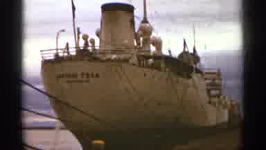Duluth Minnesota (1965): Old Dirty Grey Ship Ned Mic Docked On Ar Bother On Cloudy