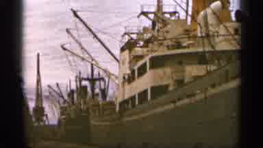 Duluth Minnesota (1965): Two Large Ships Ready For Sail