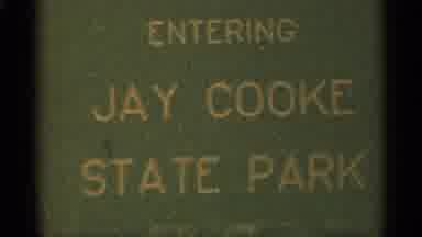 Duluth Minnesota (1965): Sign Ares Entering J Cooke State Park Autumn Tree Eves In
