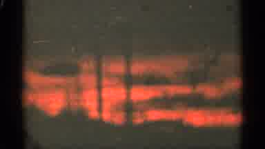 Duluth Minnesota (1965): Red Sunset Gins Clouds And Trees