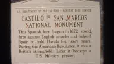 Florida USA (1966): Visiting Castillo De San Marcos Intention Monument Located In