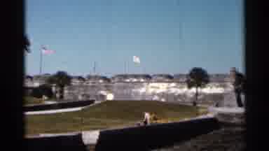 Florida USA (1966): Race Truck And Facade Of Very Large Hotel