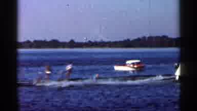 Florida USA (1966): Water Skiing On Sunny Day In Like