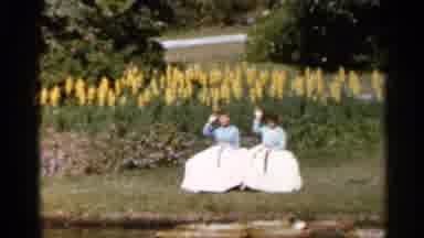 Florida USA (1966): Couple Of Ladies Are Very Happy To See Nature And Moving