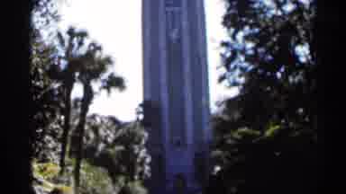 Florida USA (1966): Large Tower Standing Deprecate Mid Trees And Sen Swimming In