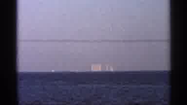 Florida USA (1966): Distant Views Crosswater Of Buildings And Shoreline