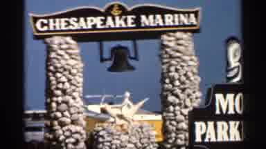 Florida USA (1966): Chesapeake Main Sign On Sunny Day