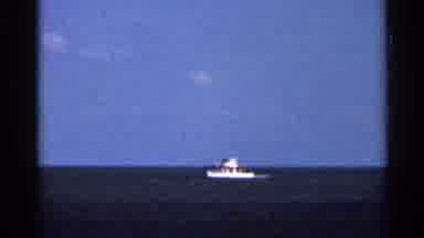 Florida USA (1966): View Father On Father Way In Sea Of Small White Boat With
