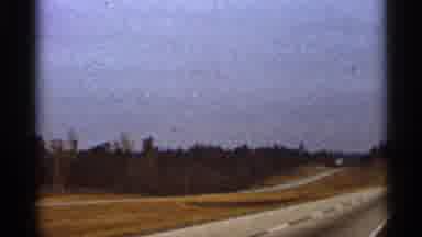 Florida USA (1966): Shots Of A Empty Rod In Middle Of Nowhere A Building Derby