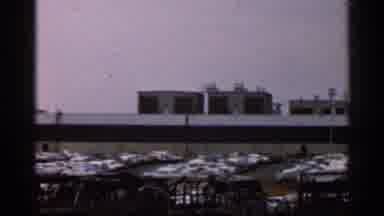 Florida USA (1966): Bridge Stands Over Cars Irked Below Next To Water Tower