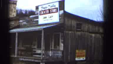 Georgia USA (1966): Red And White Country Hearthstone Chignon Cloudy Day