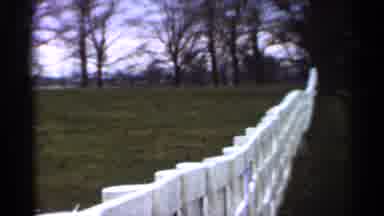 Georgia USA (1966): A Long Line Of White Fence