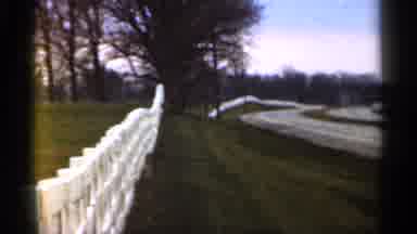 Georgia USA (1966): White Fence And Green Grass On Cleo Day