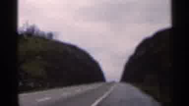 Georgia USA (1966): Old School Film Reel Overlooking City And Landscape Curl Town