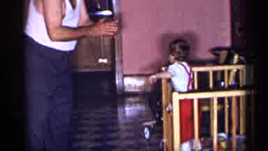 New York (1955): Man Who Seems By Grin Playing With Him And Ming Him Smile