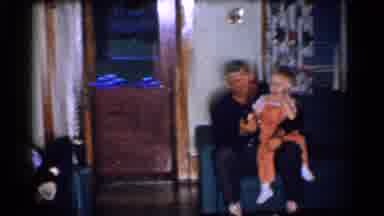 New York (1955): Family Sitting Round And Talking With Each Other